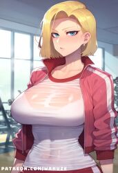 android 18 from dragon ball by wanuze