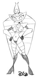 android breasts breasts cameltoe cartoondz cleavage clothed looking_at_viewer my_life_as_a_teenage_robot nickelodeon nipples pussy robot skin_tight small_breasts smile smiling thighs thong tight_clothing vexus