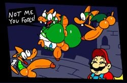 bowser furry koopa koopa_clown_car male_only mario mario_(series) mechakoopa super_mario_world superiorfox tagme toony