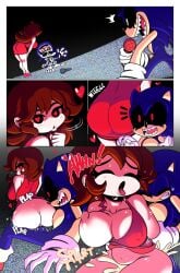 1girls 2boys anthro anthro_on_human anthro_penetrating anthro_penetrating_human areolae ass big_ass big_breasts black_sclera boyfriend_(friday_night_funkin) breast_out breasts cheating cheating_girlfriend creepypasta cum cum_inside demon demon_boy demon_girl demon_hedgehog dress female female_penetrated fnf_mods friday_night_funkin girlfriend_(friday_night_funkin) heart-shaped_pupils heart_eyes hedgehog high_heels huge_cock impregnation long_hair nipples penetration penis penis_in_pussy pussy red_eyes sex sharp_teeth sonic.exe sonic.exe_(character) sonic.exe_(creepypasta) sonic_(series) sonic_the_hedgehog sonic_the_hedgehog_(series) sweez thick_thighs thighs vaginal vaginal_penetration