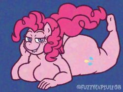 1girls 2022 5_fingers anthro anthrofied bbw bedroom_eyes big_ass big_breasts biting_lip biting_own_lip blue_eyes chubby chubby_female cute equine equine_humanoid featureless_feet female friendship_is_magic ftrashpickle lip_bite lip_biting looking_at_viewer my_little_pony naked nude nude_female pink_hair pinkie_pie_(mlp) pony redraw straight_hair tagme