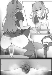 huge_ass kakuzai maid maid_uniform pooping scat square_lumber