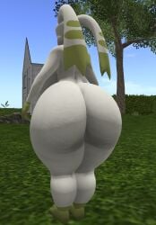 3d big_ass big_breasts breasts bubble_butt female huge_ass tagme terriermon thick_thighs wide_hips