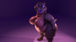 16:9 1girls 3d 3d_(artwork) animated anthro anthro_only areola ass belly big_ass big_breasts big_butt bouncing_ass bouncing_breasts bouncing_butt breasts butt common_hippopotamus dancing digital_media_(artwork) female female_only genitals hi_res hippopotamid huge_ass huge_butt lizzykoopa mammal mp4 naked nipples no_sound nude omochalaroo overweight pussy short_playtime solo solo_female tan_areola tan_nipples twerking vagina video webm widescreen