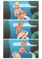 1girls artist_name ass badonkadonk big_ass blonde_hair booty_shorts breasts busty closed_eyes clothing dragon_ball dragon_ball_super dragon_ball_z female friday_(movie) gilf hourglass_figure huge_ass huge_breasts hugotendaz large_ass large_breasts legs lips mature mature_female milf no_bra panchy panchy_(dragon_ball) panchy_briefs parody short_shorts shorts shounen_jump thick thick_legs thick_thighs voluptuous