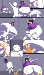 1girls 1male angry angry_sex balloon_belly belly_grab belly_gripping big_belly big_breasts chaoticbabylon comic cum cum_in_pussy cum_inside gangbang hyper_cum hyper_pregnancy inflation jaiden jaiden_animations jaidenanimations lifting pain pregnant small_penis vaginal_penetration vaginal_sex youtube youtuber