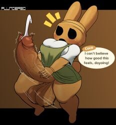 1futa absurd_res animal_crossing anthro balls big_balls big_breasts big_penis blush bodily_fluids border breast_squish breasts clothed clothing coco_(animal_crossing) cum ejaculation empty_eyes erection futanari genital_fluids genitals gynomorph gyroid hand_on_penis hi_res huge_balls huge_cock humanoid_genitalia humanoid_penis hyper hyper_genitalia hyper_penis intersex lagomorph leporid mammal nintendo non-euclidean_border open_mouth penis plundered rabbit short_stack shortstack small_but_hung solo solo_futa squish standing swinging_balls teapot_(body_type) vein veiny_penis video_games