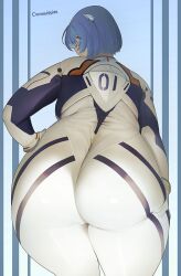 rei ayanami from neon genesis evangelion by mmmmmkun
