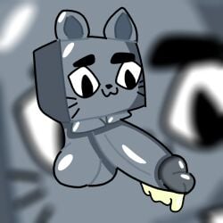 1boy animal artist_request big_balls feline furry grey_fur grey_skin long_penis pet_simulator_x roblox roblox_game source_request subemelaradio tagme