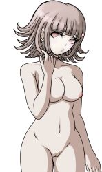 big_breasts breasts brown_hair cheeeeeeeeeeeeen chest danganronpa danganronpa_2:_goodbye_despair edit female_only nanami_chiaki nipples on_model pink_eyes pussy smooth_skin sprite sprite_edit transparent_background vagina