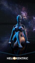 3d asari breasts feet female helioxentric liara_t'soni mass_effect nude nude_female solo