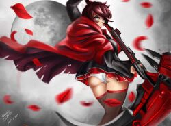 ass female fully_clothed panties ruby_rose rwby