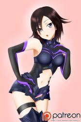 breasts cosplay fate_(series) female kimmy77 midriff ruby_rose rwby shielder_(fate/grand_order) small_breasts