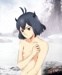 black_clover black_hair excalibur_overdrive red_eyes secre_swallowtail short_hair small_breasts