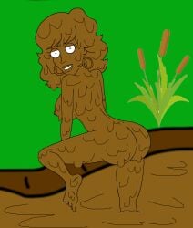 american_dad ass connie_robinson covered_in_mud female female_only mud muddy naked nipples nude sideboob solo tagme why