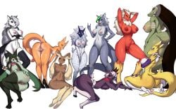 absurd_res ammit ammit_(moon_knight) anthro anus areola ass bandai_namco big_breasts blaziken bluefoxsart bovid breasts canid canid_demon canine canis caprine crocodile crocodilian crocodylid crossover cult_of_the_lamb demon diane_foxington digimon digimon_(species) dreamworks egyptian_mythology felid feline female five_nights_at_freddy's five_nights_at_freddy's:_security_breach fox fur genitals green_body green_fur hair hellhound helluva_boss hi_res kindred lagomorph lamb_(cult_of_the_lamb) lamb_(league_of_legends) league_of_legends loona_(helluva_boss) lopunny mammal marvel marvel_cinematic_universe meowscarada moon_knight_(series) multiple_girls mythology nintendo nipples nude nude_female pokemon pokemon_(species) pokemon_sv pussy red_crown_(cult_of_the_lamb) renamon reptile riot_games roxanne_wolf_(fnaf) scalie scottgames sheep simple_background smile the_bad_guys uncensored white_background white_body white_fur wolf