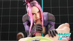 3d adira_(fortnite) capcom fortnite guile happy_sex pink_hair red_eyes sex street_fighter street_fighter_iv thenumbersdon'tlie training_stage unseen_male_face vaginal_penetration