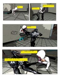3d feet female forced gwen_stacy male marvel marvel_comics naked naked_female penis sfm source_filmmaker spider-gwen spider-man:_into_the_spider-verse spider-man_(series) venom venom_(marvel)