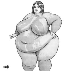 1girls 2d alternate_body_type artificial_intelligence bbw belly big_belly big_breasts black_and_white breasts chunkerchunks completely_nude cortana eyes fat featureless_breasts female front_view hair halo halo_(series) hand_on_hip huge_breasts looking_at_viewer monochrome navel no_nipples nude nude_female obese open_eyes overweight overweight_female short_hair signature simple_background solo_female standing thick_thighs white_background wide_hips