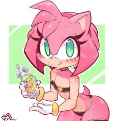 amy_rose anthro blush coin cute female flat_chest flat_chested fur furry furry_only money petite pink_fur pink_hair sega solo sonic_(series) sonic_the_hedgehog_(series) tagme tail thick_thighs vixycore