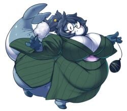 bbw big_breasts breasts female hawt_(yosioka_san) kimono nerdy_female overweight tagme whale_girl yosioka_san