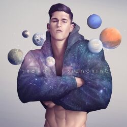 1boy art caucasian caucasian_male fitness_model jacket looking_at_viewer male male_only muscles muscular muscular_male planets real_person silverjow solo solo_male trevor_signorino