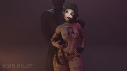 3d black dark-skinned_male dark_skin female interracial male model void_pilot