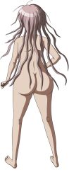 1girls accurate_art_style ass big_ass big_butt brown_hair cheeeeeeeeeeeeen danganronpa danganronpa_ultra_despair_girls edit feet female_only hagakure_hiroko sprite sprite_edit straight_hair thighs transparent_background