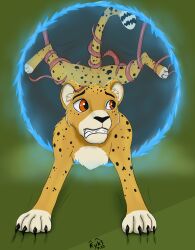 cheetah felid feline female feral forced furry hi_res imminent_rape imminent_tentacle_rape mammal portal ryks scratches solo spread_legs spreading tail_pull tentacle