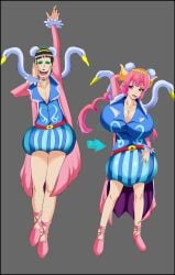 big_breasts bon_clay breast_expansion dragon_maid female gender_transformation genderswap_(mtf) ilulu_(dragon_maid) male mane_mane_no_mi mr.2 mtf_transformation one_piece rule_63 shape_shifter shapeshifter shapeshifting shiftingfun transformation transformed