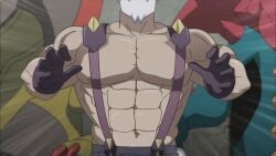 abs balls bara beard drawfag drawthread_request drayden edit edited gay human male male_only nipples pecs pokemon pokemon_(anime) pokemon_bw screencap screenshot screenshot_edit unknown_artist white_hair