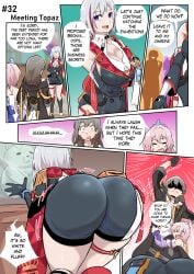 2024 ass honkai:_star_rail honkai_(series) hoyoverse huge_ass humor stelle_(honkai:_star_rail) tagme thick_ass topaz_(honkai:_star_rail) ukaya_masaru_mx