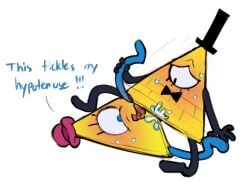 2boys bill_cipher blush cum cuntboy disney disney_channel gravity_falls male male_focus male_only no_genitals non-human_only pyramid_steve triangle tribadism