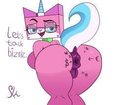 1girls 2024 anthro anus artist_name ass asshole bent_over big_anus big_ass big_butt biznis_kitty body_writing breasts butt catgirl collar domestic_cat equid equine eyebrows eyelashes eyewear felid feline felis female female_anthro fur genitals glasses half-closed_eyes hi_res horn hybrid lego looking_at_viewer looking_back mammal markings narrowed_eyes open_mouth pink_body pink_fur puffy_anus pussy rear_view seb_kun simple_background smile solo speech_bubble tail talking_to_viewer teeth text the_lego_movie tongue unicorn unicorn_horn unikitty white_background wide_hips writing_on_ass writing_on_butt