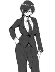 1futa big_breasts big_penis bulge bulge_through_clothing business_suit business_woman busty clothed curves curvy fully_clothed futa_only futanari huge_breasts huge_cock huge_cock hung large_breasts large_penis mochiume9 office_lady penis_under_clothes tagme