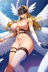 1girls ai_generated angewomon ass athletic athletic_female big_ass big_breasts blue_mizugi blush curvy curvy_figure cute cute_face detailed digimon digimon_(species) dinixdream eyelashes eyeshadow female female_only fit fit_female flashing_breasts focus hentai high_quality legs light-skinned_female light_skin lips lipstick looking_at_viewer makeup mascara mature midriff mizugi navel nude patreon patreon_username petite pool poolside posing pussy pussy_visible_through_clothes pussy_visible_through_swimsuit seductive seductive_look slim slim_waist stable_diffusion standing swimsuit tagme teenager thick_ass thick_butt thick_thighs thighs topless_female toplesstopless undressing young younger_female