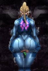 anal anal_insertion body_invasion bodysuit metroid samus_aran slug tagme tagme_(artist) zoophilia