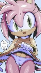 1girls amy_rose rockthebull sonic_(series) tagme