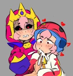 bonnie_(brawl_stars) brawl_stars cum cum_in_mouth lich_1900_(artist) pink_hair