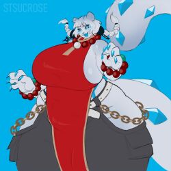 big_breasts breasts female furry huge_breasts saintsucrose tagme thick_thighs wide_hips