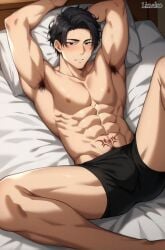 ai_generated anime_style dazai isekai_shikkaku male male_only osamu sensei