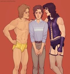 billy_hargrove dr._frank-n-furter eddie_munson rocky_horror_picture_show steve_harrington stranger_things