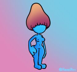 2023 hexelart mushroom_girl nude_female psilosybil solo_female sybil_(psilosybil)