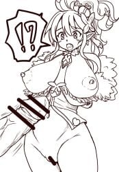 breasts censored_pussy disgaea disgaea_5 large_breasts large_penis nippon_ichi_software orizen penis pussy seraphina_(disgaea)