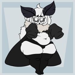 1boy bulge femboy feminine_male male moth panties penis shortstack shortstack_femboy small_penis solo solo_male teapot_(body_type) thick_thighs thighhighs willow_(willowmoff) willowmoff
