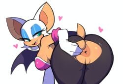 ai_generated anus ass_focus bat bat_wings big_ass big_breasts bubble_butt chiropteran cleavage dat_ass furry furry_female gyatt huge huge_ass mullon novelai rouge_the_bat sega simple_background sitting solo sonic_(series) spread_anus spreading that_ass_was_fat thick_thighs