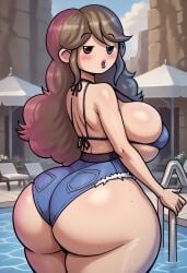 1female 1girls 2d 2d_(artwork) ai_generated big_ass big_breasts big_butt big_nipples big_thighs cavemanon_studios dancing female huge_ass huge_breasts huge_butt huge_thighs hyper_ass hyper_breasts hyper_butt mommy mother puffy_nipples puffy_pussy revealing_clothes sling_bikini slingshot_swimsuit tagme thick_thighs thunder_thighs tight_clothing truth_spider03 una_alienada