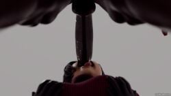 1boy 1boy1girl 3d ada_wong ada_wong_(adriana) asian asian_female big_penis black_hair clothed_female_nude_male dark-skinned_male dark_skin female groping groping_breasts groping_self interracial large_penis light-skinned_female light_skin male penis resident_evil resident_evil_2 resident_evil_2_remake resident_evil_4 resident_evil_4_remake simple_background taikakettu twitter_link veiny_penis viewed_from_below