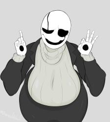 fem gaster from deltarune by stitchwool