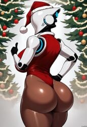 1girls 1robot 1robot_girl ai_generated android ass ass ass_cheeks ass_focus back back_view big_ass big_breasts big_butt breasts brown_skin brown_skinned_female bubble_butt butt_focus christmas christmas_clothing christmas_outfit civitai clothed clothed_female clothing curvaceous curvy curvy_female curvy_figure dark-skinned_female dark_skin dat_ass faceless faceless_character faceless_female female female female_focus female_only fireandflame from_behind hand_on_hip haydee haydee_(game) helmet highleg_leotard huge_ass huge_butt leotard looking_back mask masked_female presenting presenting_ass presenting_hindquarters red_leotard robot robot_girl robot_humanoid round_ass round_butt santa_costume santa_girl santa_hat self_upload shiny_ass shiny_skin solo solo_female standing thick_ass thick_butt thick_legs thick_thighs thighs thong_leotard thumbs_up unseen_female_face voluptuous voluptuous_female wide_hips